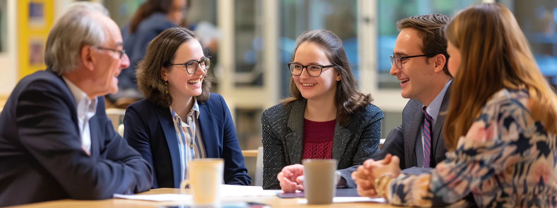 a group of professionals discussing middle school scholarships and their long-term impact on future education paths.